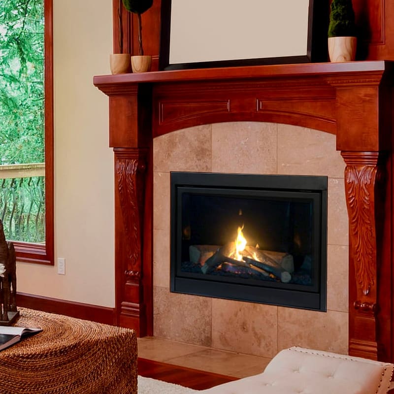 Picture of a Gas Fireplace in Victoria BC from Island Furnace & Fireplace